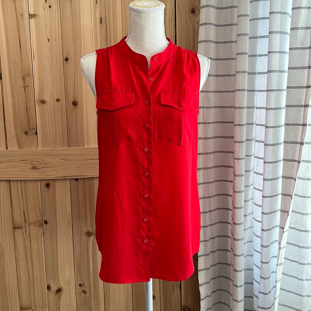 J crew tank blouse